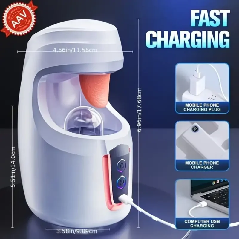 XG18 Plus Glans Trainer 10 Licking Thrusting Electric Masturbator - Image 2